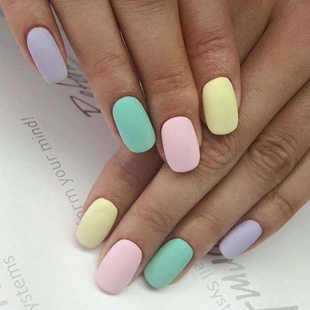 Pastel Colors Nail Designs
 61 Cute Easter Nail Designs You Have to Try This Spring
