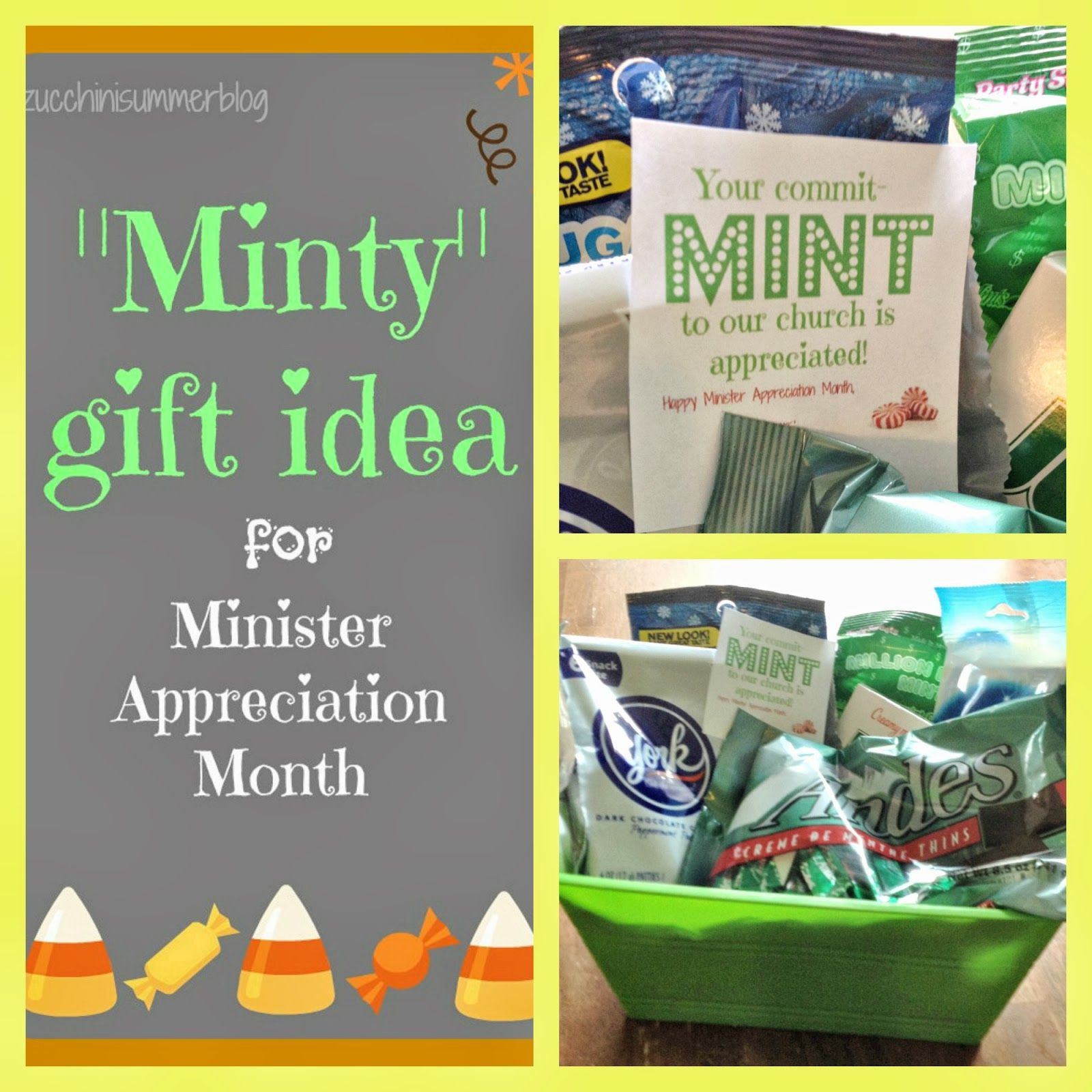 Pastor Appreciation Gift Basket Ideas
 mit MINT to Church Minister Appreciation Gift