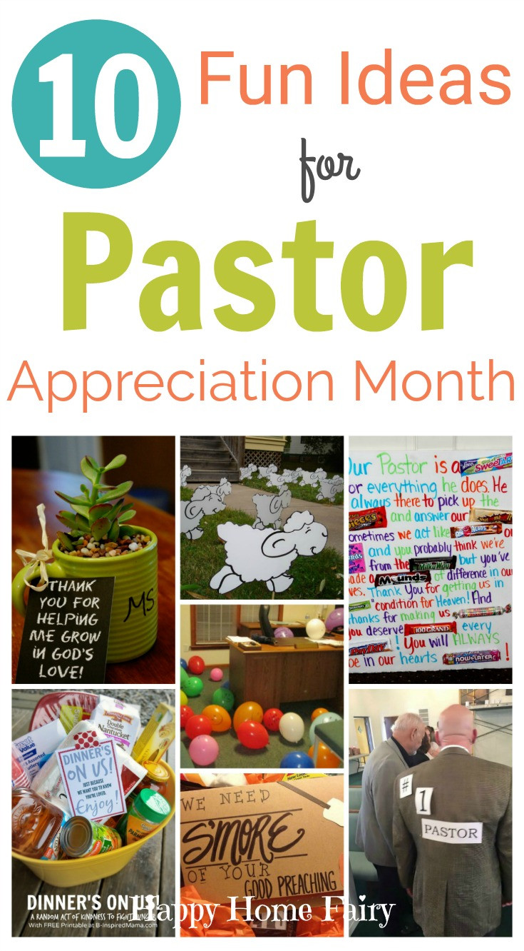 Pastoral Anniversary Gift Ideas
 10 Fun Ideas for Pastor Appreciation Month Happy Home Fairy