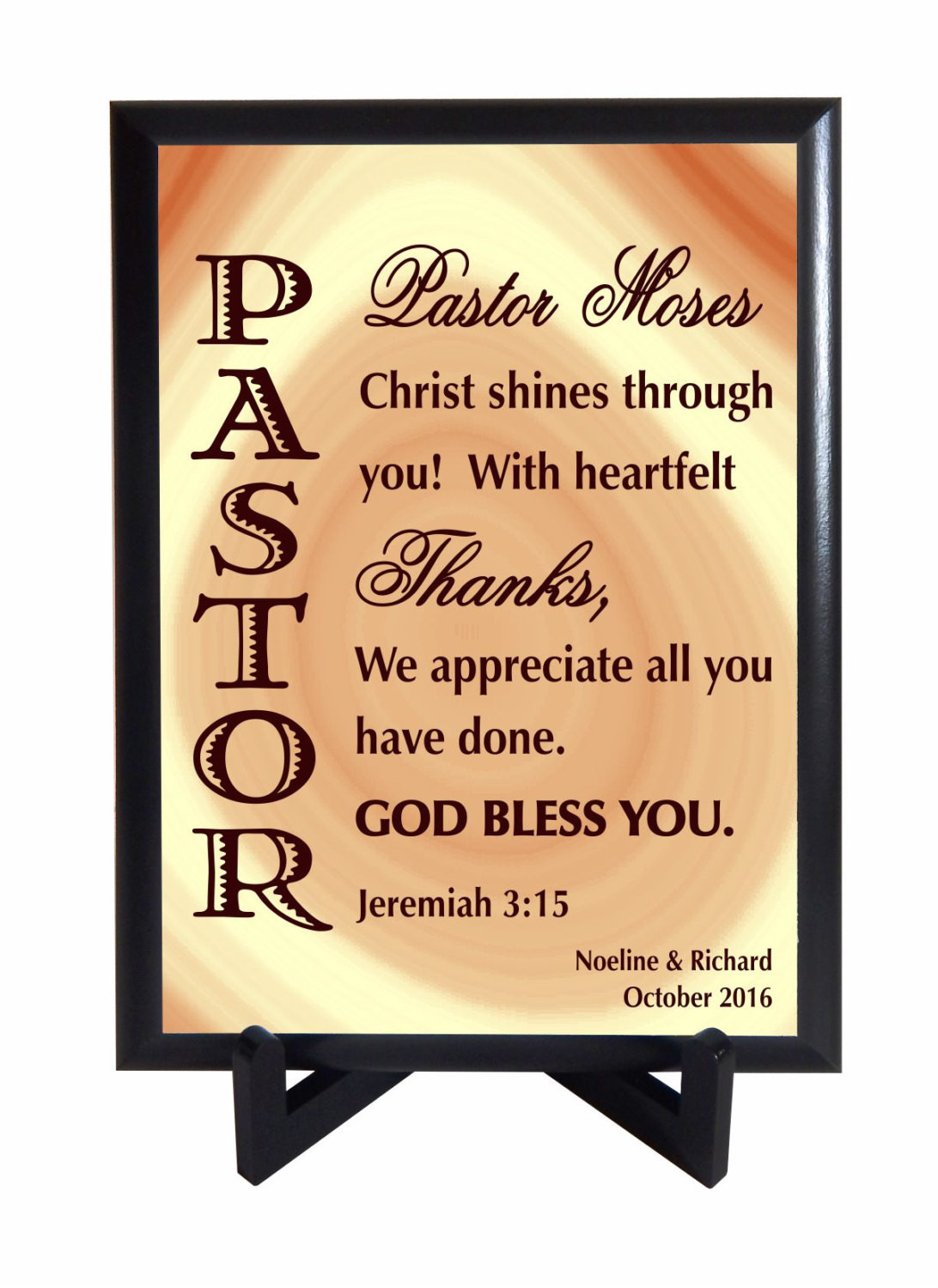 Pastoral Anniversary Gift Ideas
 Pastor Appreciation day Gift Gift for Priest Custom Pastor