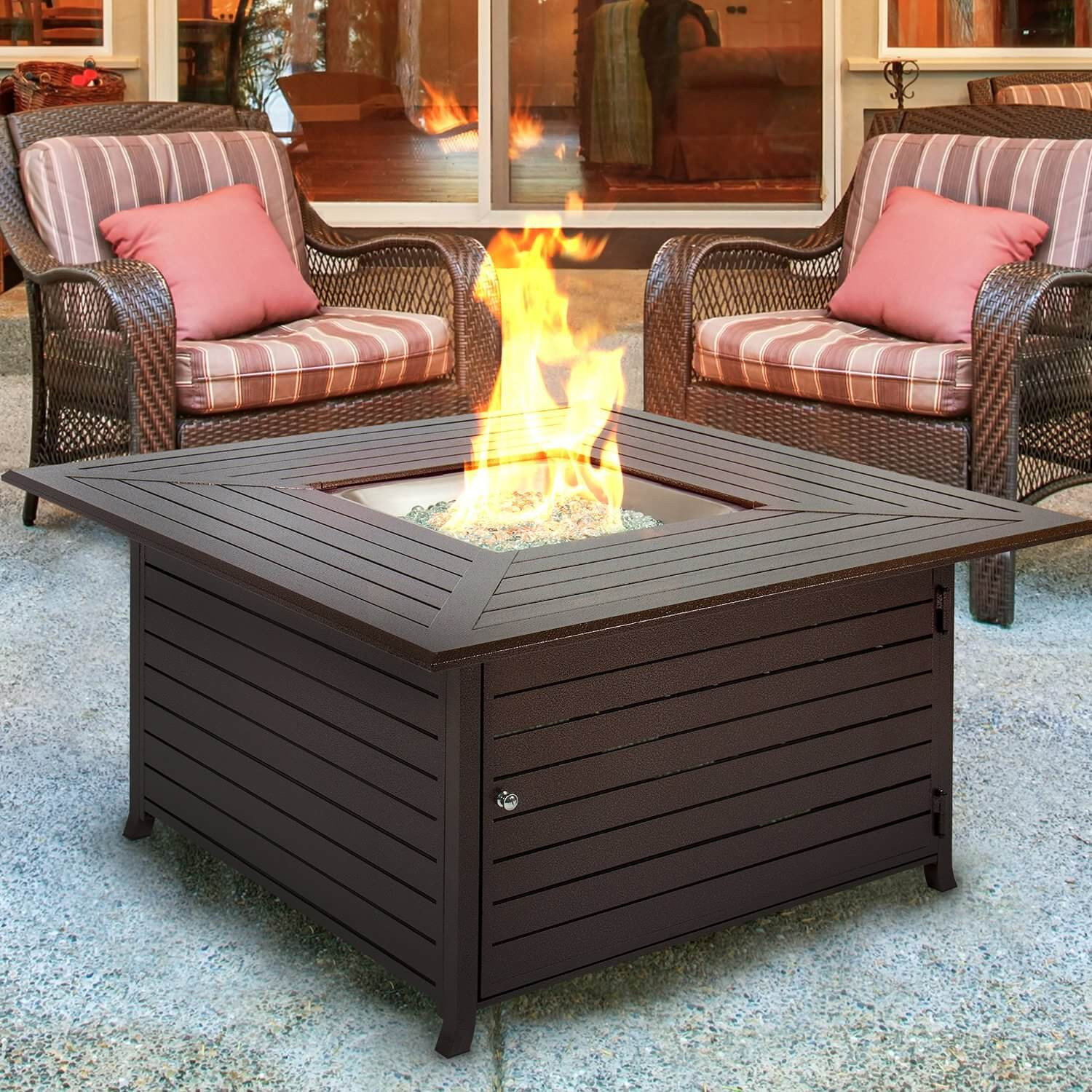 Patio Gas Fire Pit
 42 Backyard and Patio Fire Pit Ideas