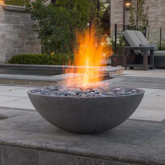 Patio Gas Fire Pit
 Fire Pits Modern Contemporary Outdoor Gas and Propane