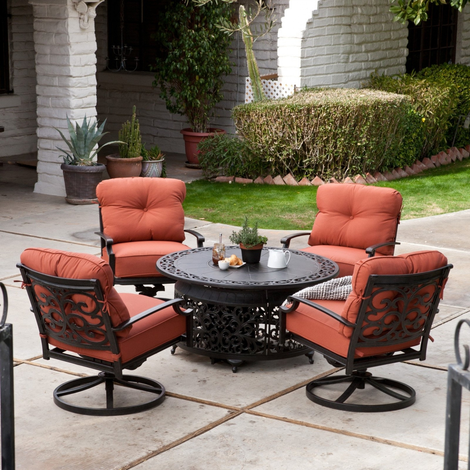 Patio Sets With Fire Pit
 25 Inspirations of Fire Pit Patio Furniture Sets