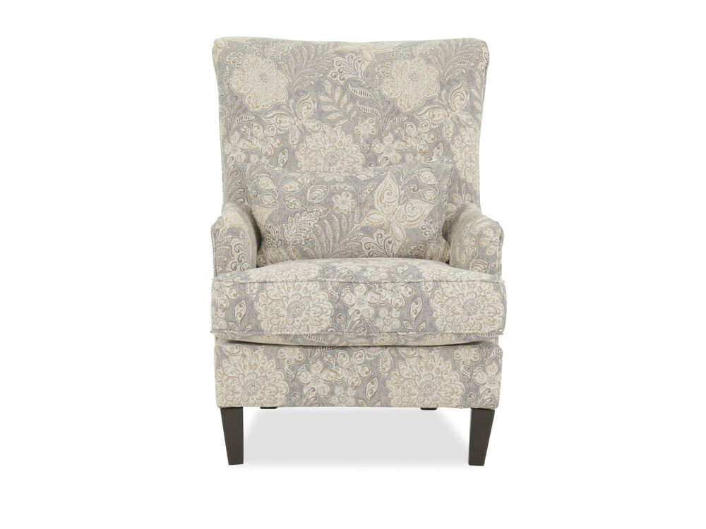 Patterned Living Room Chairs
 Jacquard Patterned Contemporary 30" Accent Chair