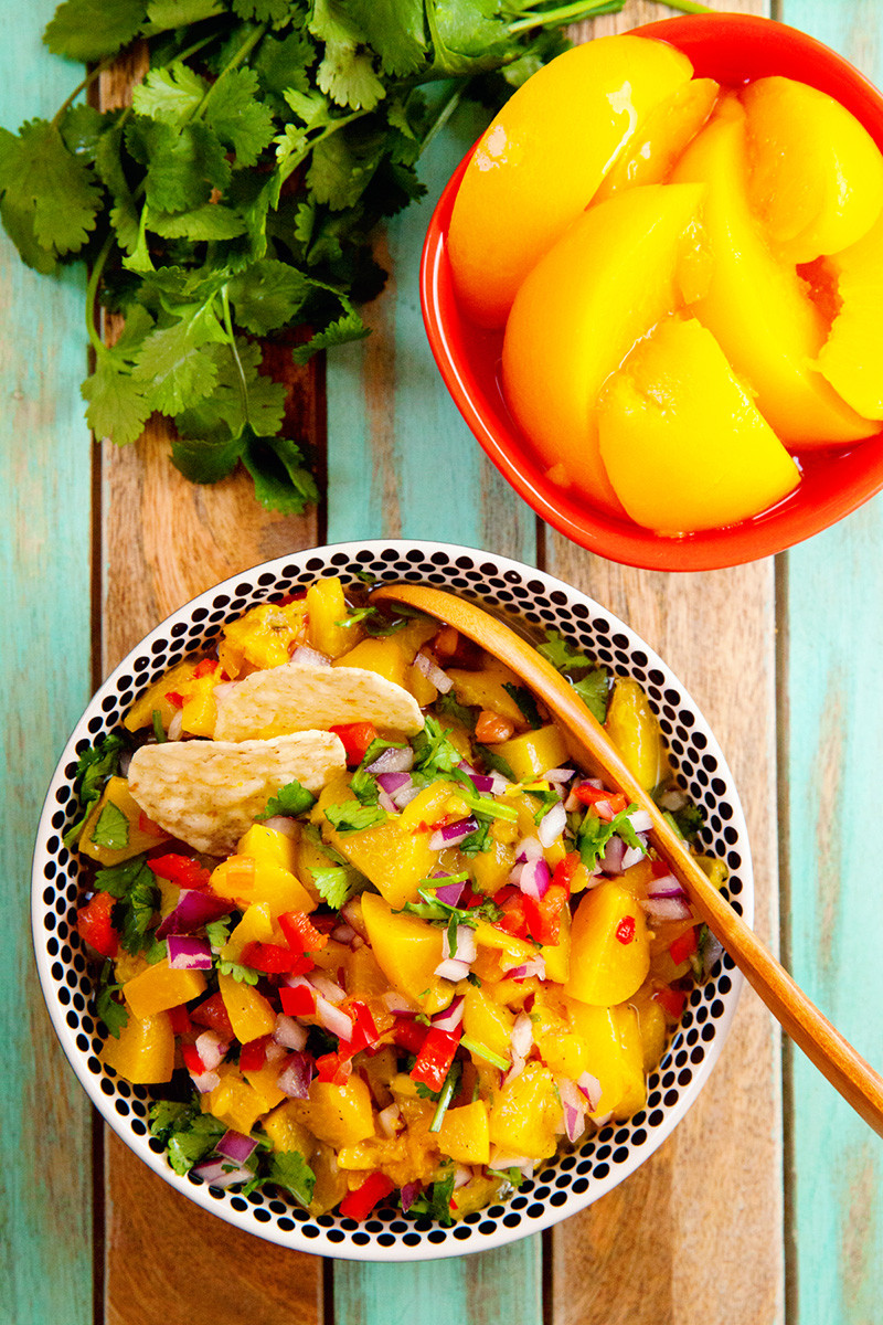 Peach Salsa Recipe For Canning
 Food Bloggers of Canada Quick and Easy Peach Salsa