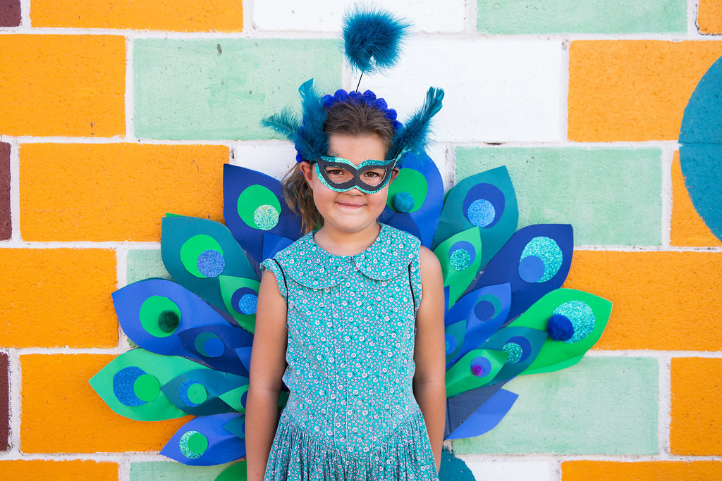 Peacock Halloween Costumes DIY
 DIY Kids Peacock Halloween Costume The Effortless Chic