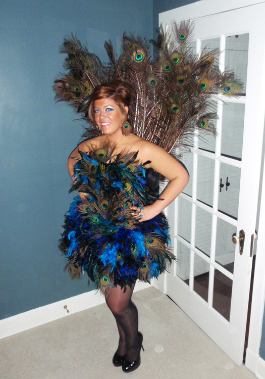 Peacock Halloween Costumes DIY
 Chicken Scratch Studio Adventures of an Artist Peacock