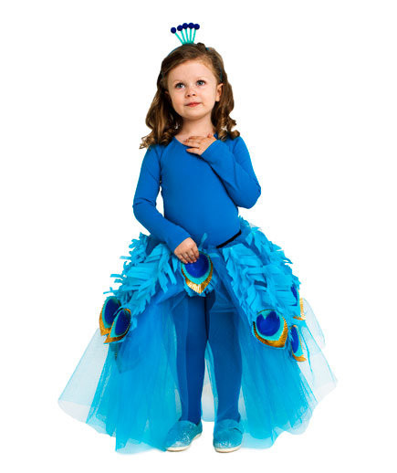 Peacock Halloween Costumes DIY
 Turquoise Peacock Costume