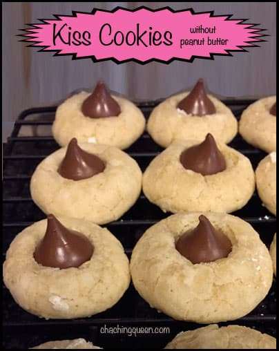 Peanut Butter Cookies With Kiss
 Kiss Cookies Recipe without Peanut Butter Quick Easy
