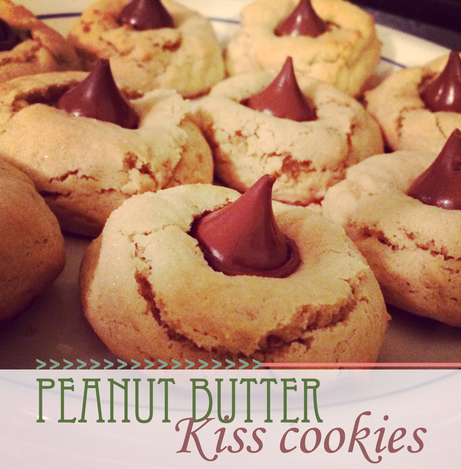 Peanut Butter Cookies With Kiss
 This Little House of Mine Peanut Butter Kiss Cookies