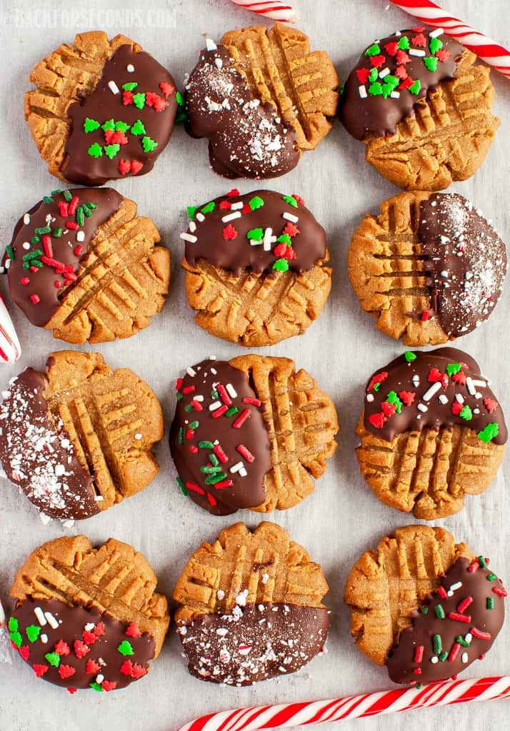 Peanut Butter Holiday Cookies
 Easy Christmas Peanut Butter Cookie Recipe Back for Seconds