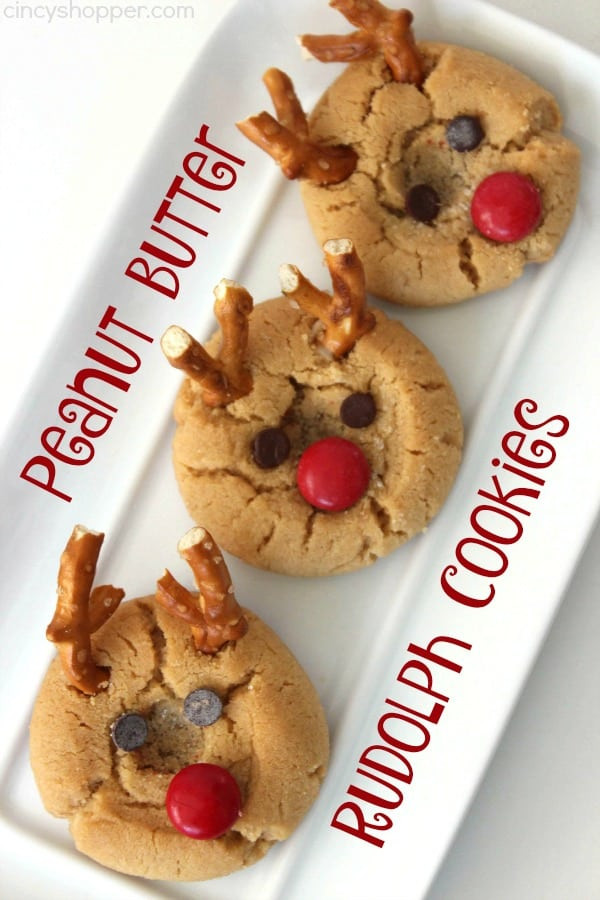 Peanut Butter Holiday Cookies
 Peanut Butter Rudolph Cookies CincyShopper