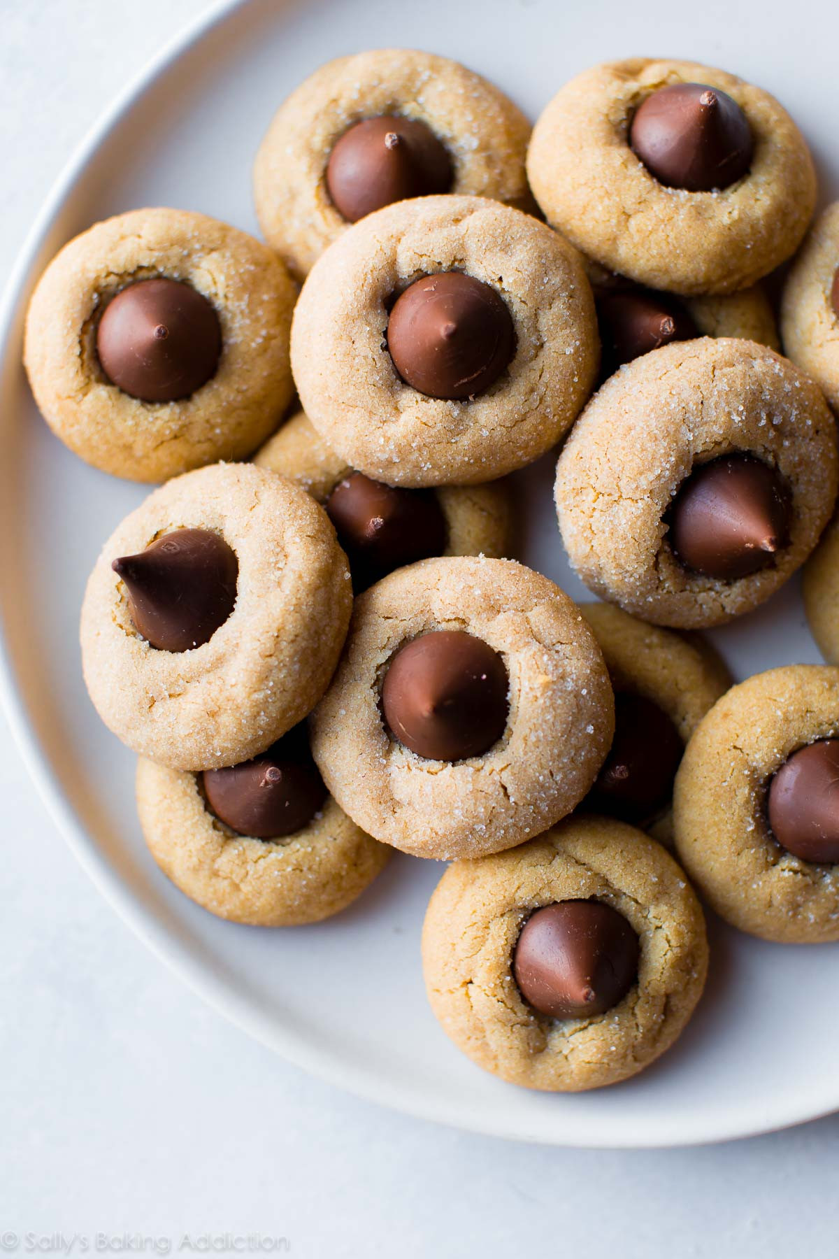 Peanut Butter Holiday Cookies
 Classic Peanut Butter Blossoms