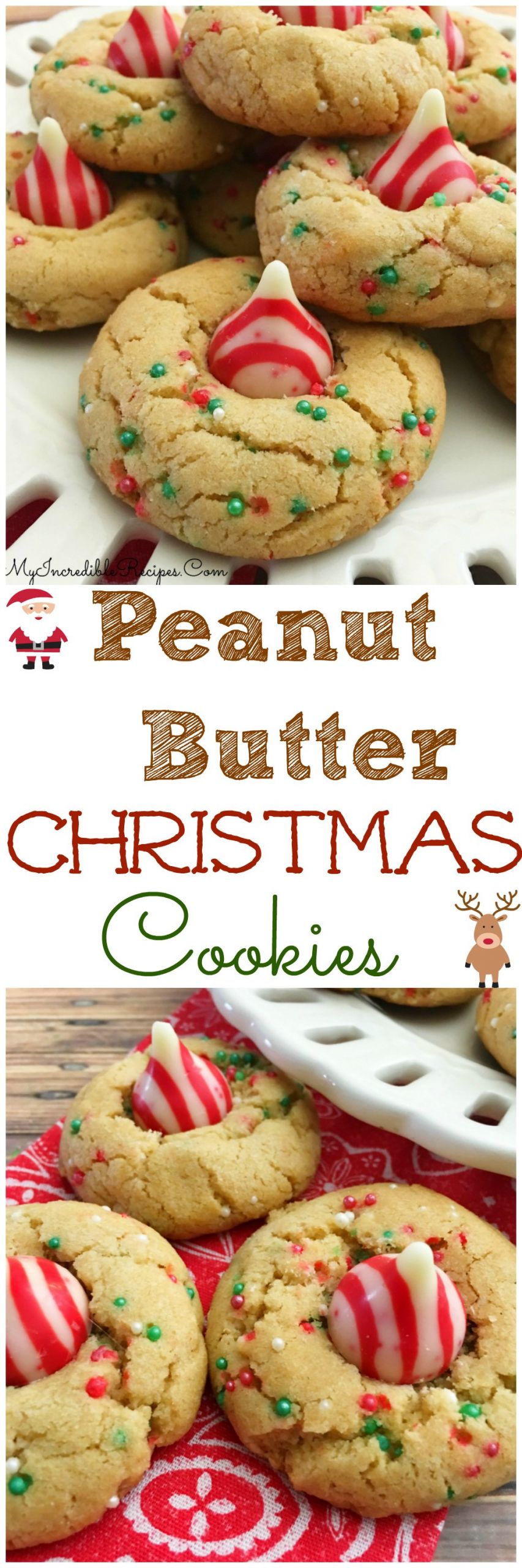 Peanut Butter Holiday Cookies
 Peanut Butter Christmas Cookies