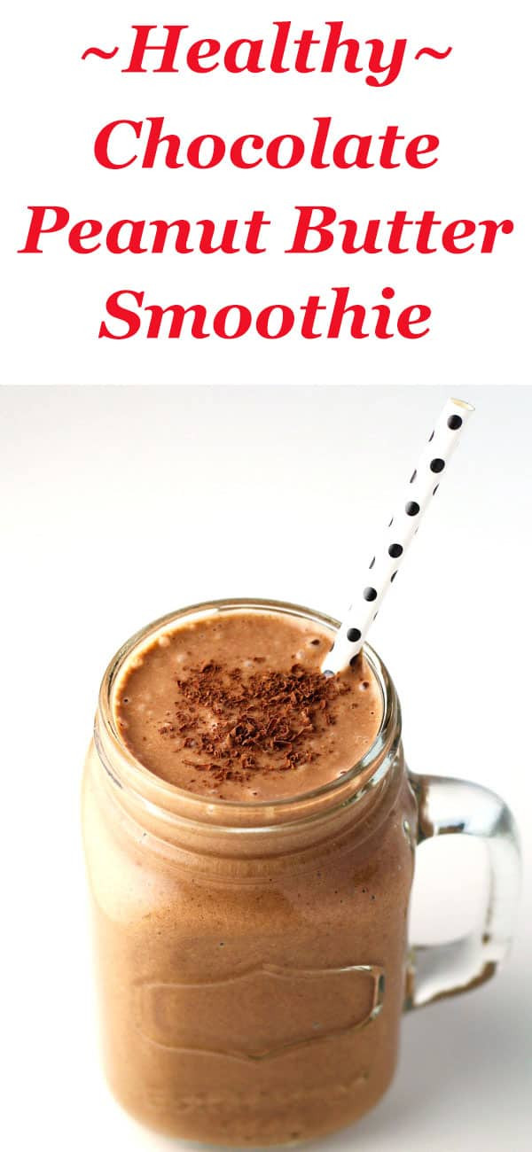 Peanut Butter Smoothie Recipes
 Healthy Chocolate Peanut Butter Smoothie Tastefulventure