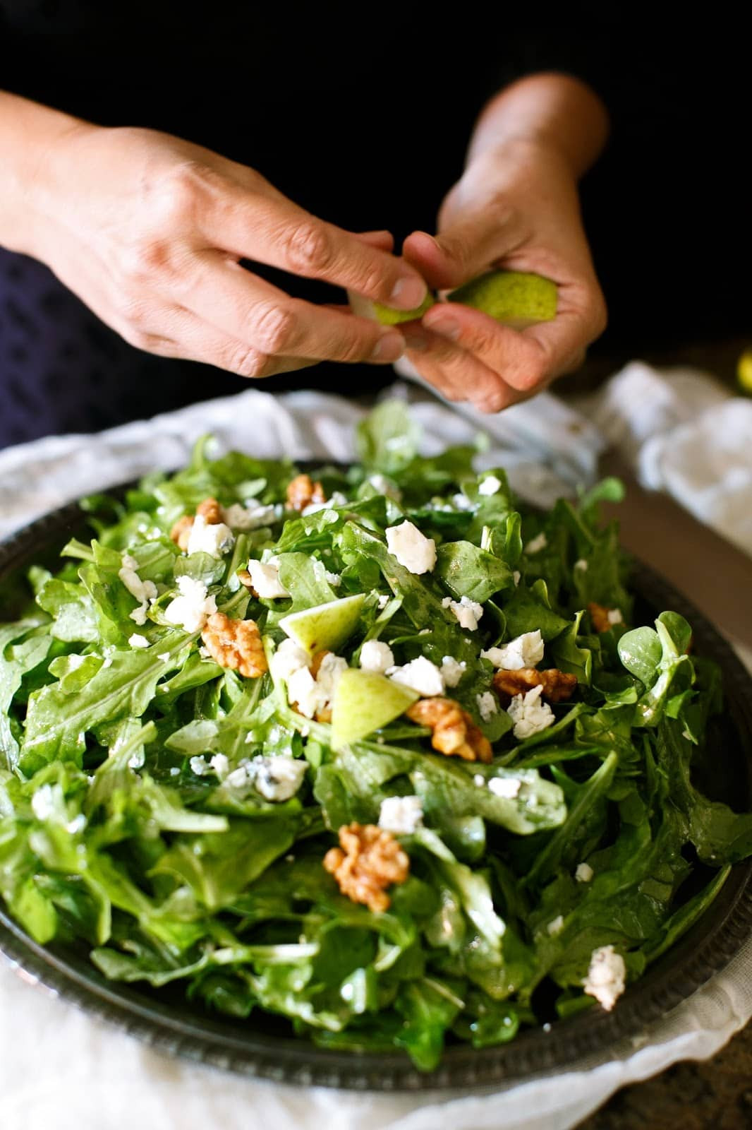 Pear Salad Recipes
 Easy Salad with Pears Gorgonzola and White Wine Vinaigrette