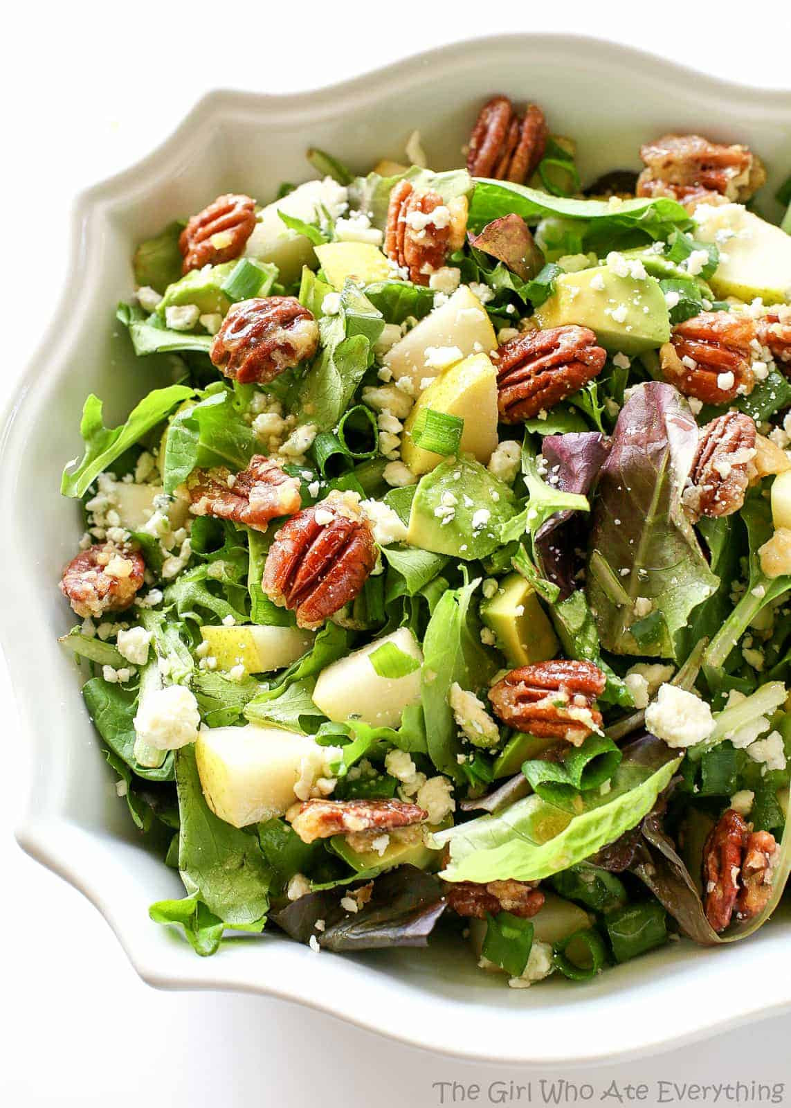 Pear Salad Recipes
 Roquefort Pear Salad The Girl Who Ate Everything