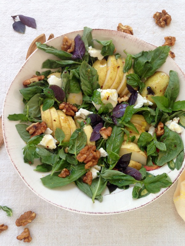 Pear Salad Recipes
 Basil Pear Salad Recipe • CiaoFlorentina