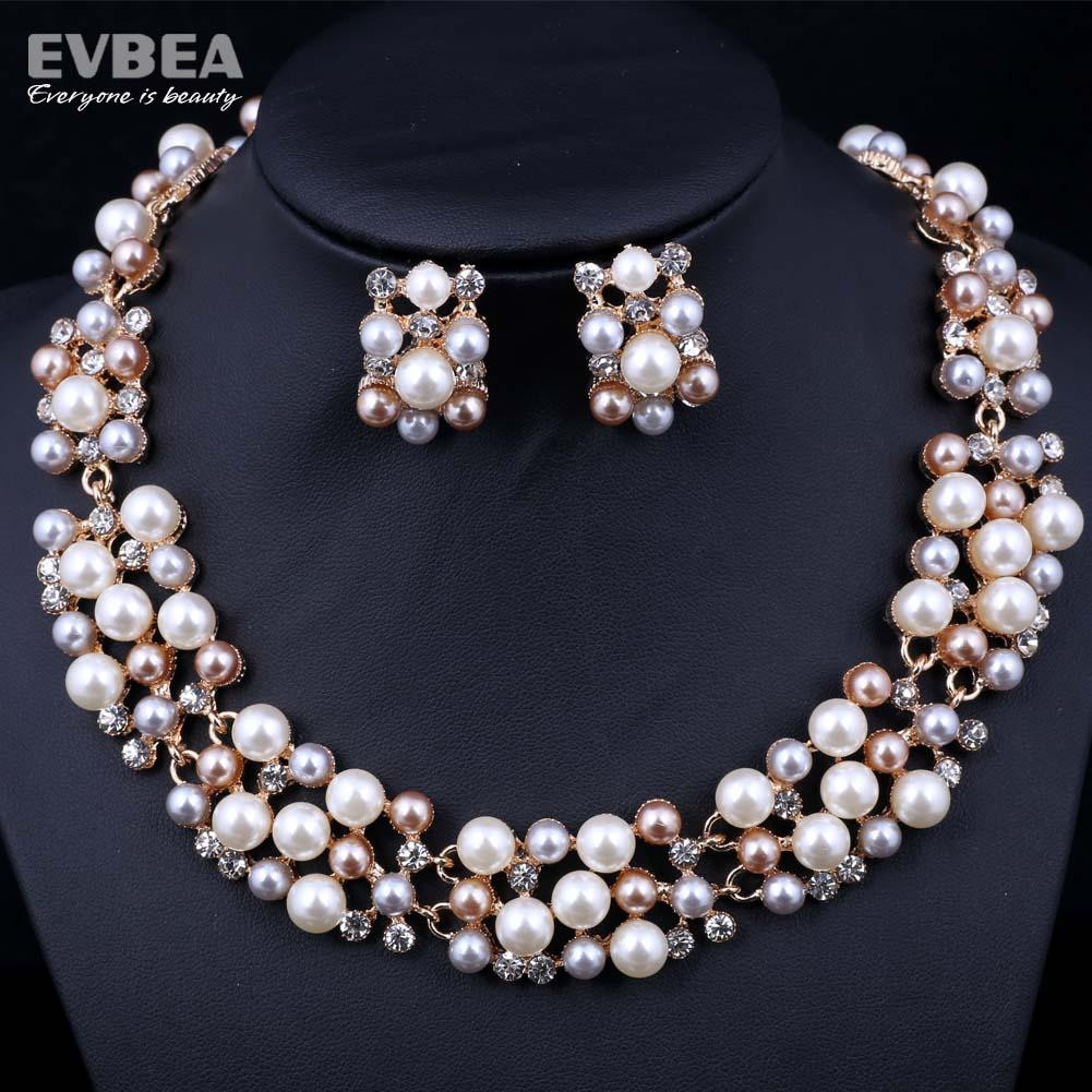 Pearl Bridal Jewelry Sets
 2019 Pearl Jewelry Sets Elegant Popular Fashion Designer