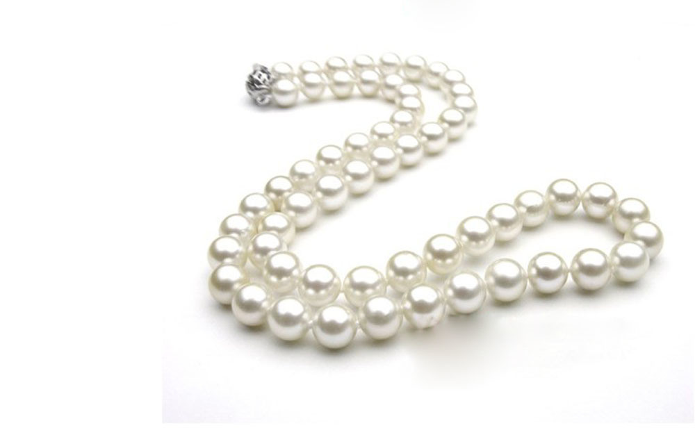 Pearl Necklace Value
 China Pearl Jewelry Wedding Gift White Freshwater Pearl