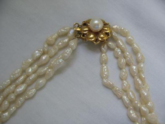 Pearl Necklace Value
 Vintage Rice Pearl Necklace Value