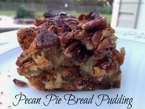 Pecan Pie Bread Pudding
 Recipe Contest Winner – My Bizzy Kitchen