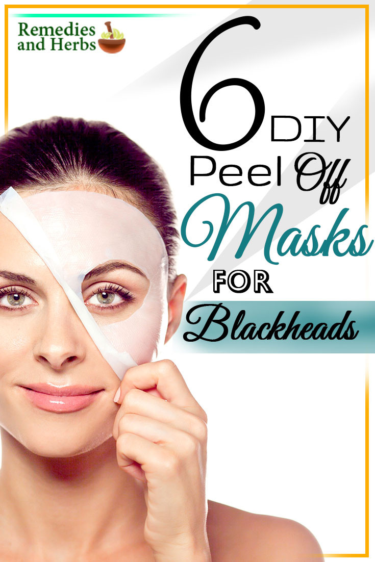 Peel Off Face Mask DIY
 6 DIY Peel f Masks For Blackheads