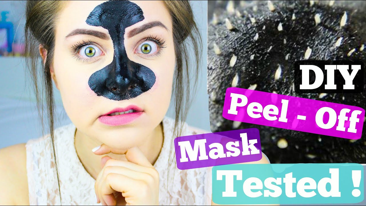 Peel Off Face Mask DIY
 DIY Blackhead Remover Peel f Mask Tested