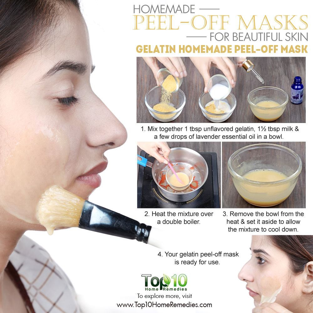 Peel Off Face Mask DIY
 Homemade Peel f Masks for Glowing Spotless Skin