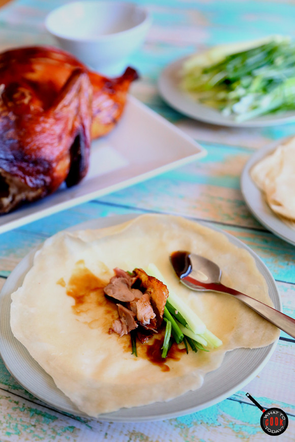 Peking Duck Pancakes
 PEKING DUCK WITH CHINESE PANCAKES