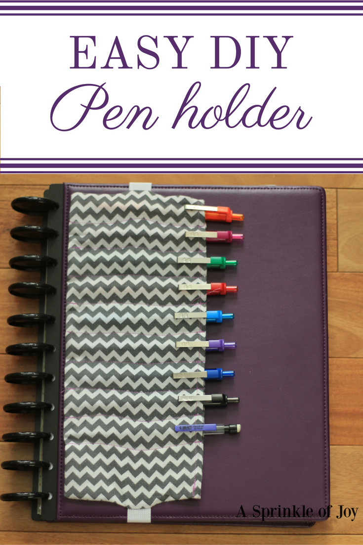 Pen Organizer DIY
 DIY Pen Holder A Sprinkle of Joy