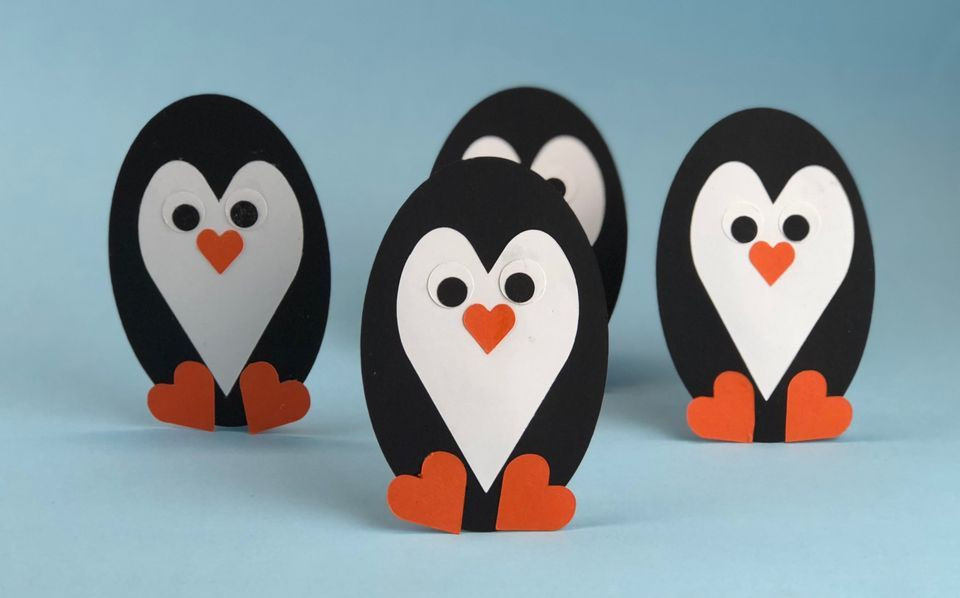 Penguin Craft For Toddlers
 How to Make an Adorable Heart Penguin Craft