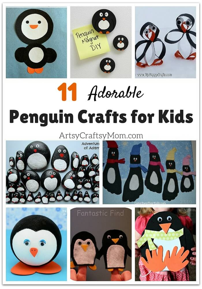 Penguin Craft For Toddlers
 11 Adorable Penguin Crafts for Kids Artsy Craftsy Mom