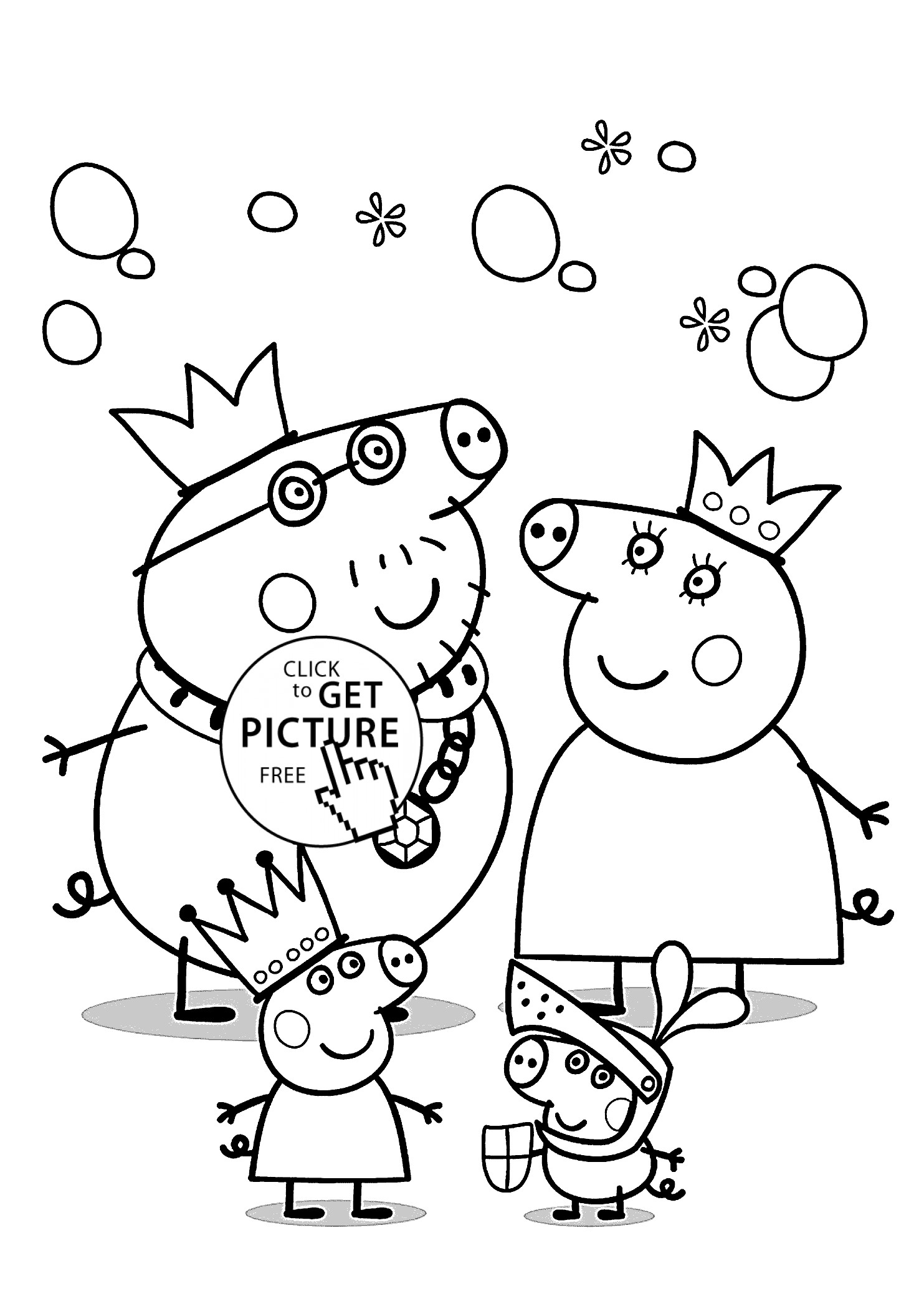 Peppa Pig Coloring Pages For Kids
 Peppa pig coloring pages for kids printable free