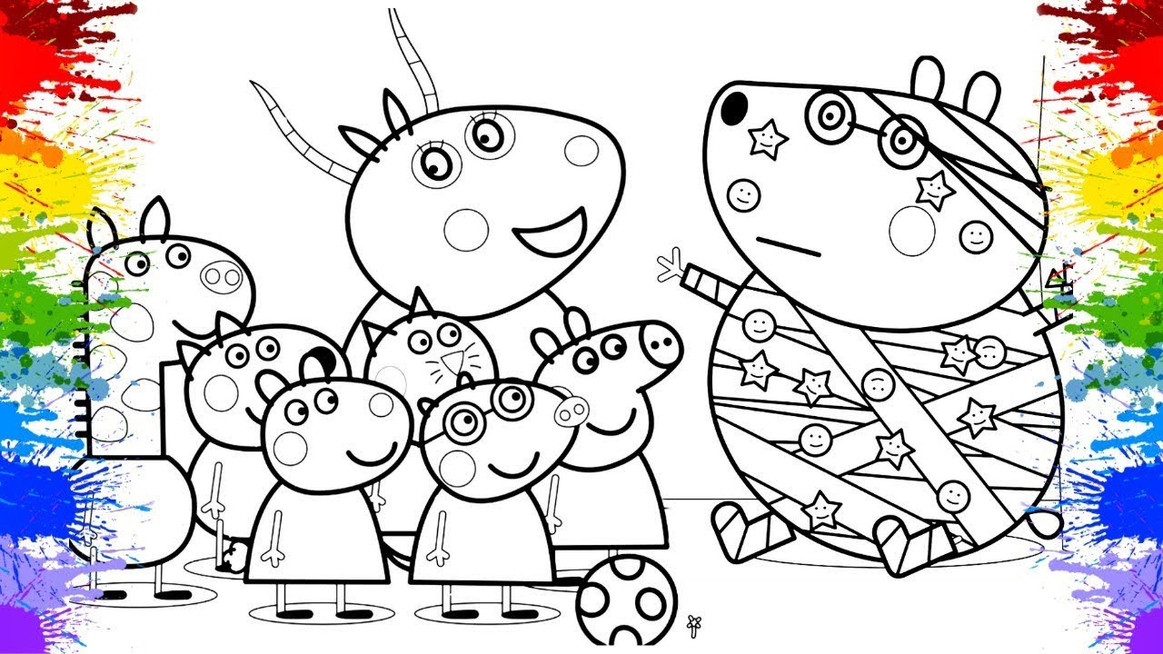 Peppa Pig Coloring Pages For Kids
 Peppa Pig Coloring Pages