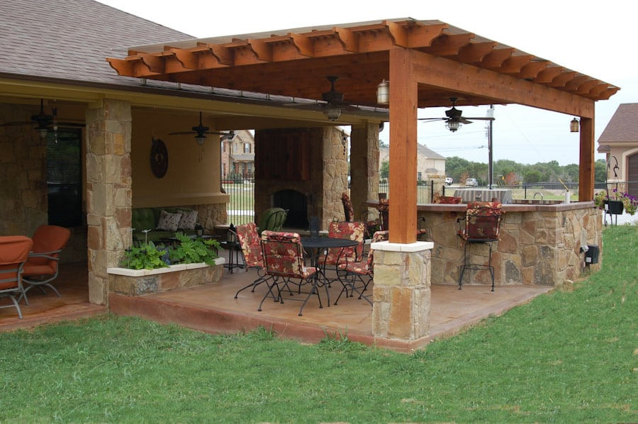 Pergola Kitchen Outdoor
 Outdoor Kitchen Weatherproof Pergola Austin Outdoor Living