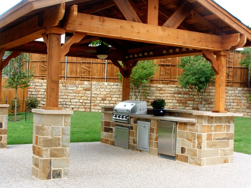 Pergola Kitchen Outdoor
 40 Modern Pergola Designs and Outdoor Kitchen Ideas