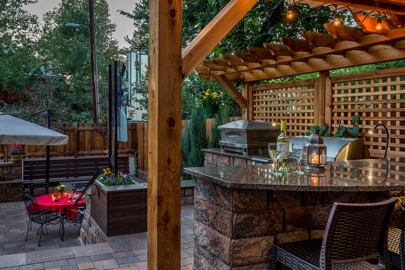 Pergola Outdoor Kitchen
 Custom Outdoor Kitchens and Living Areas In Denver