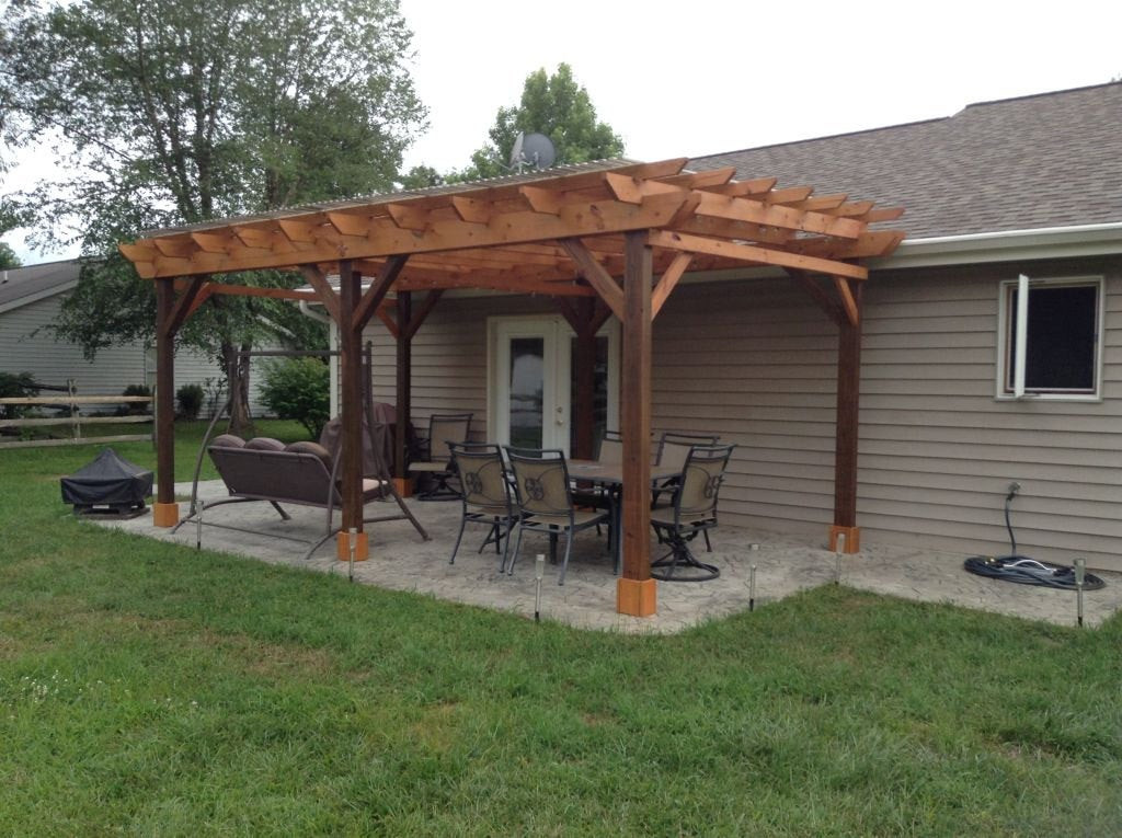 Pergola Plans DIY
 Covered Pergola Plans 12x20 Build DIY Outside Patio Wood