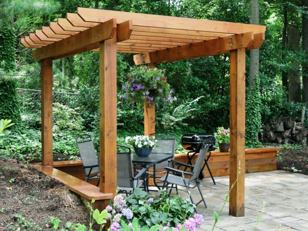 Pergola Plans DIY
 How To Build A Corner Pergola Pergola Gazebo Ideas