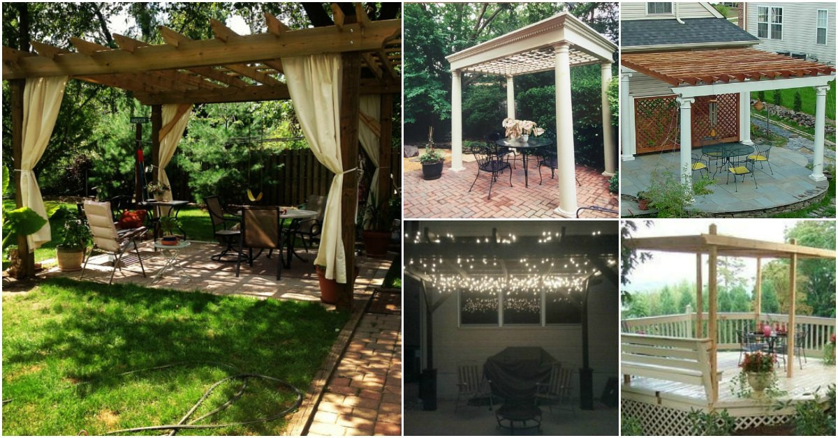 Pergola Plans DIY
 20 DIY Pergolas With Free Plans That You Can Make This