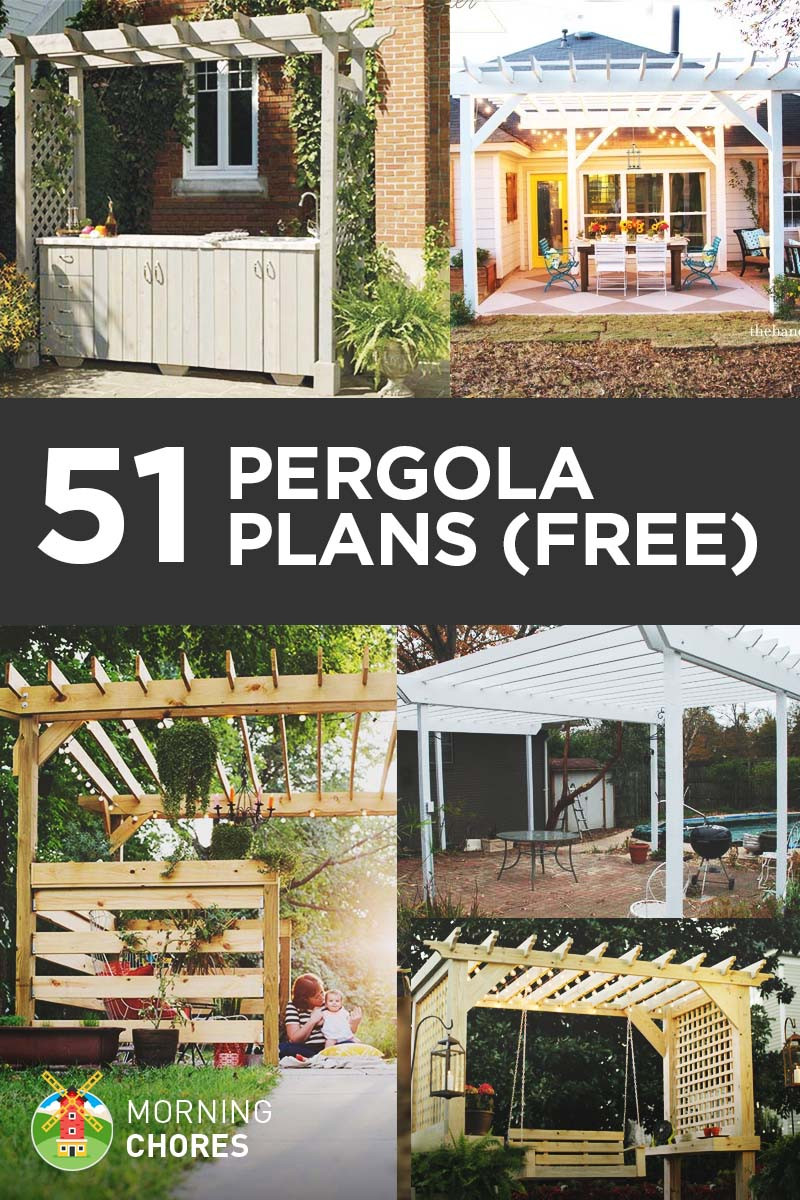 Pergola Plans DIY
 51 DIY Pergola Plans & Ideas You Can Build in Your Garden