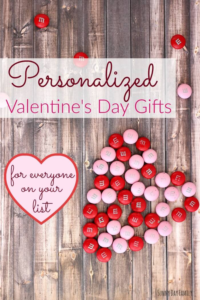 Personal Valentines Gift Ideas
 Personalized Valentine s Day Gifts for Everyone on Your