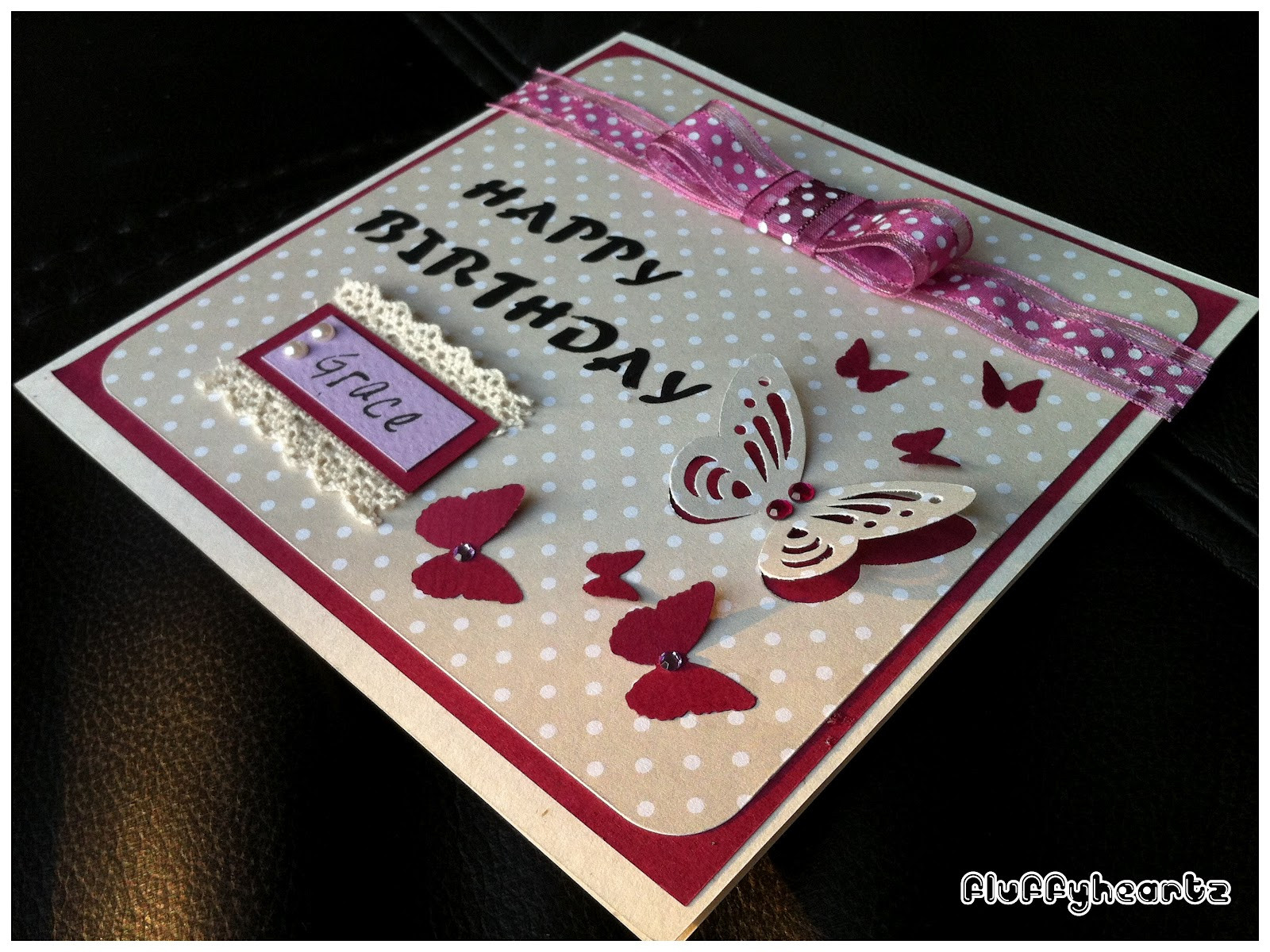 Personalized Birthday Cards
 Fluffyheartz ♥ Personalized Birthday Cards for female