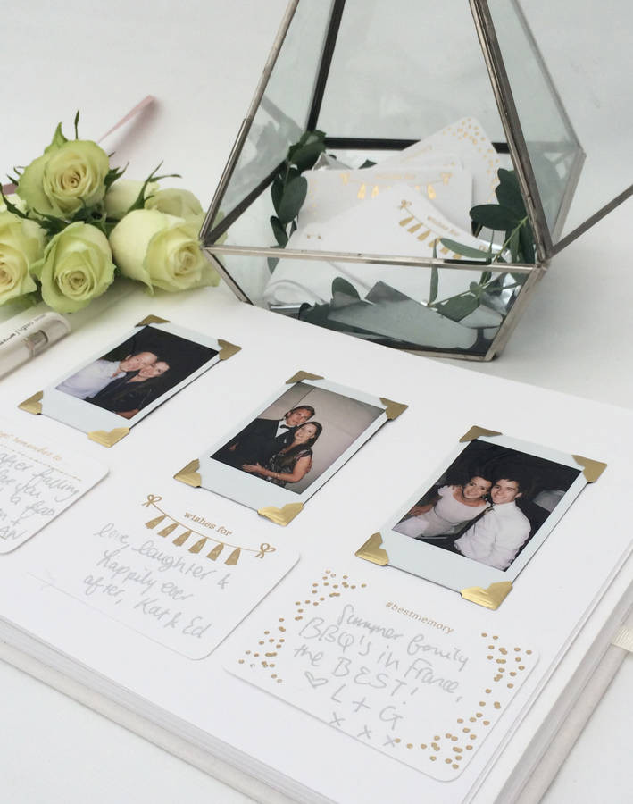 Photo Wedding Guest Book
 Personalised Wedding Guest Book By Pearl & Mason