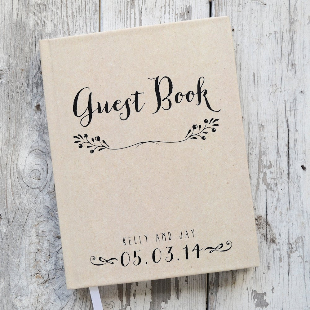 Photo Wedding Guest Book
 Wedding Guest Book Wedding Guestbook Custom Guest Book