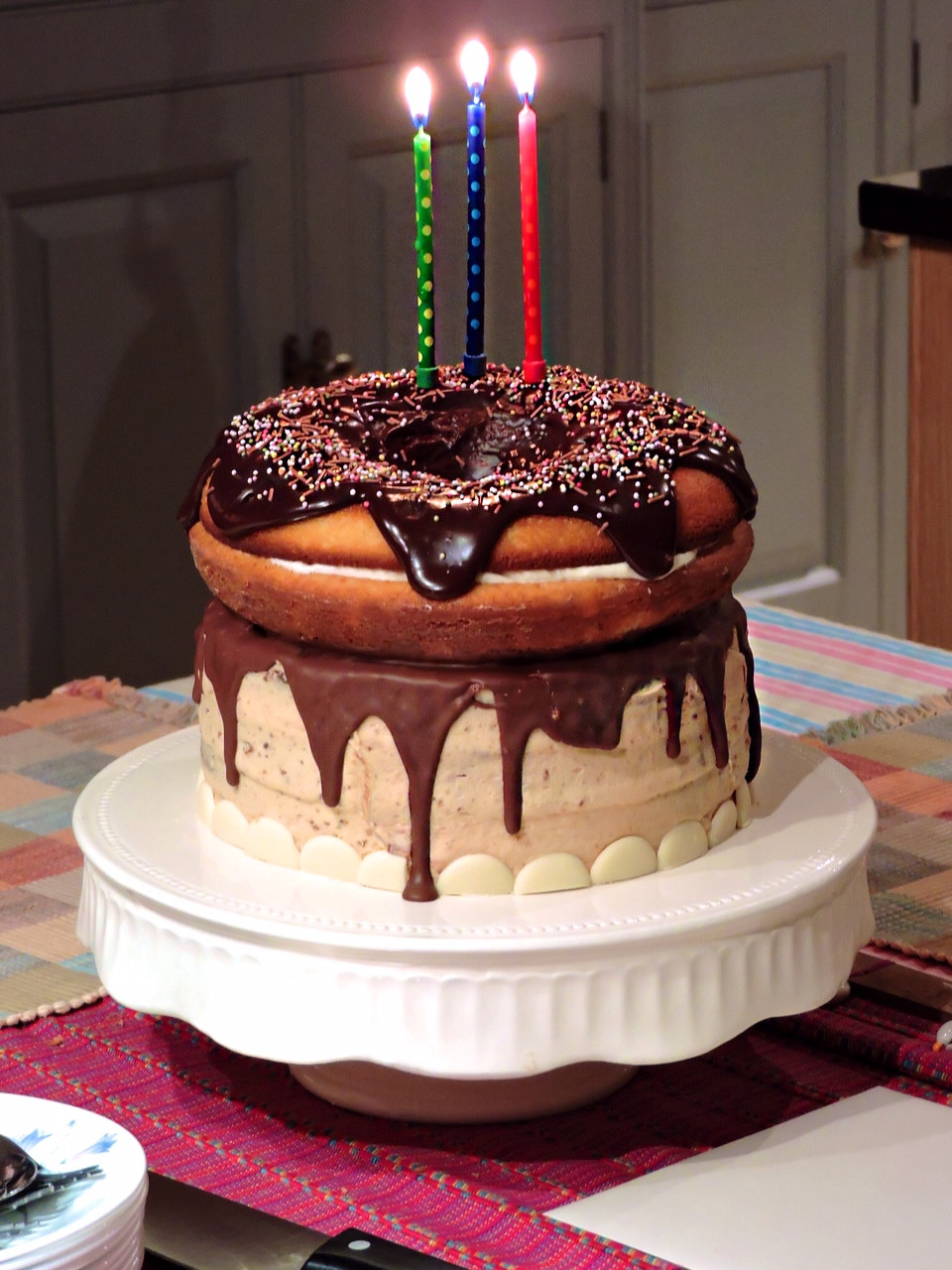 Pics Of Birthday Cakes
 Giant Doughnut Birthday Cake – BakedByH