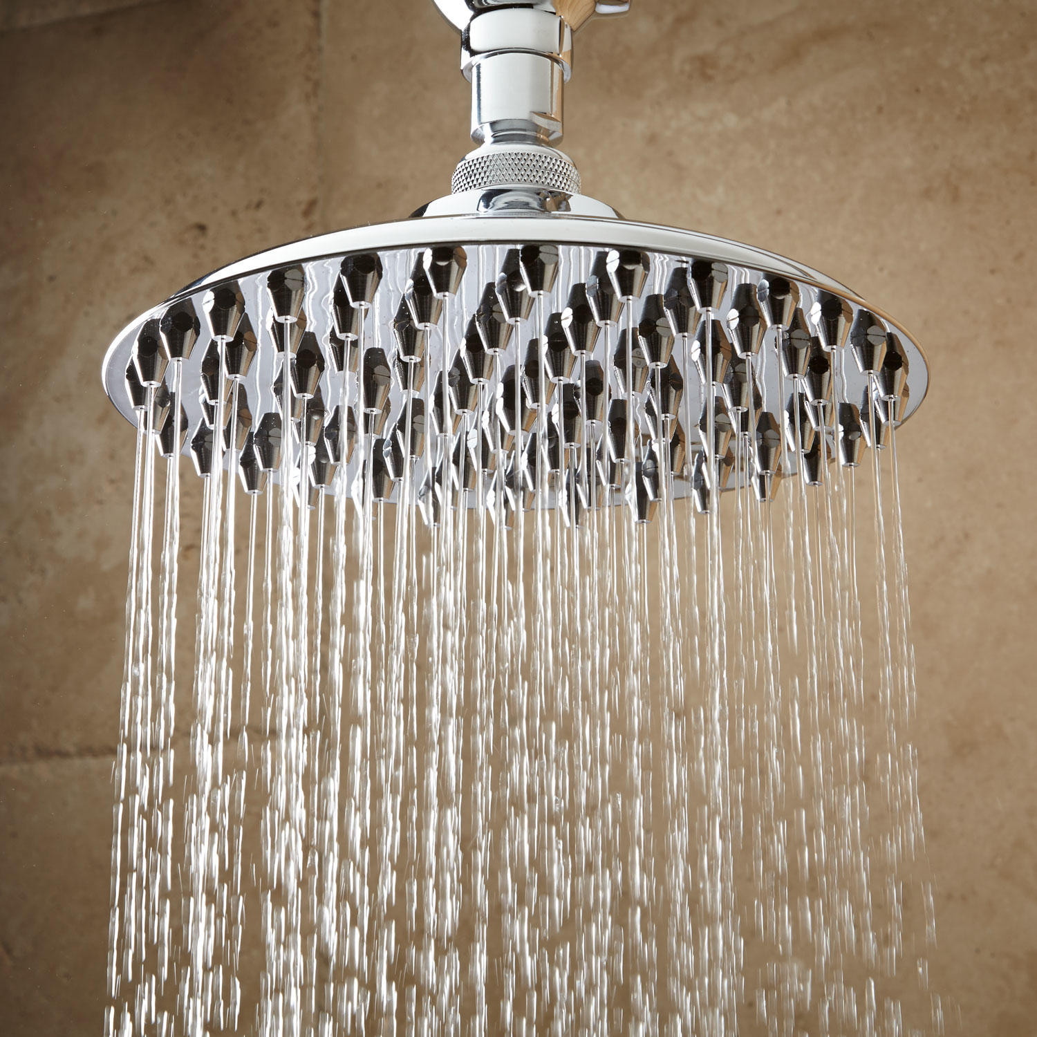 Picture Of Bathroom Showers
 Bostonian Rainfall Nozzle Shower Head With Ornate Arm