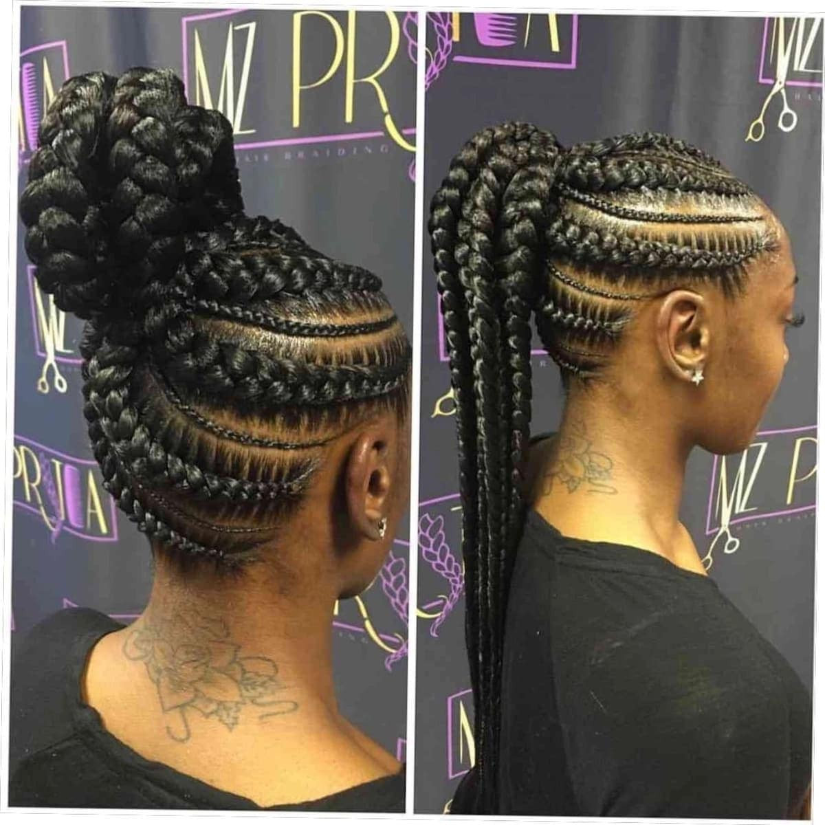 Pictures Of Updo Cornrow Hairstyles
 20 best cornrow braid hairstyles for black women with an