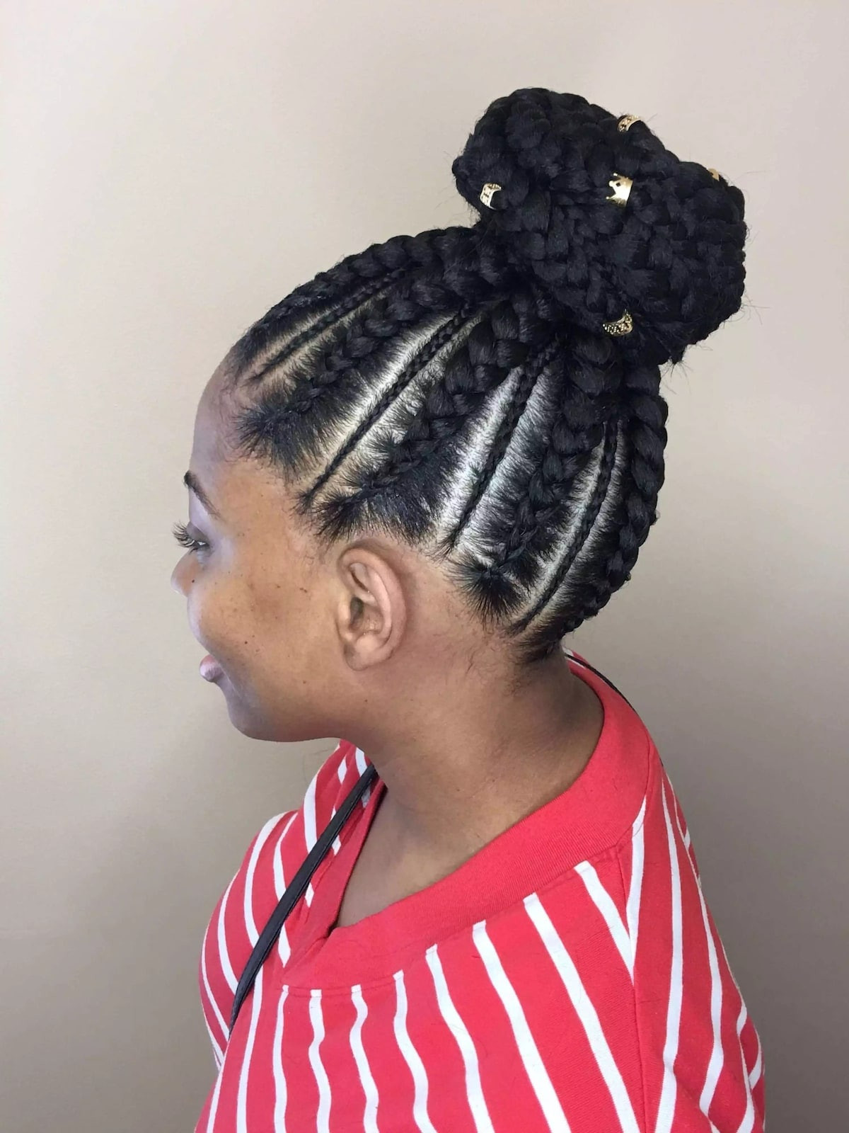 Pictures Of Updo Cornrow Hairstyles
 20 cute African cornrow braid hairstyles with an updo Tuko